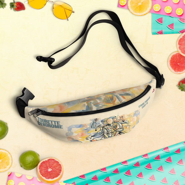 ILLTOCHILL Tourette's Syndrome Awareness Fanny Pack – Spring/summer vibes Front