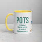 ILLTOCHILL POTS awareness gift Mug with Color Inside – Lifestyle 2 Left