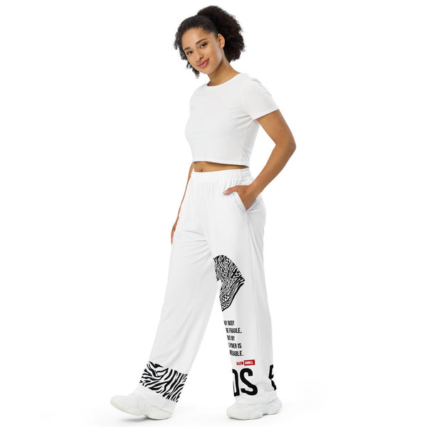ILLTOCHILL EDS Awareness Pants – Women's Left Front (White)