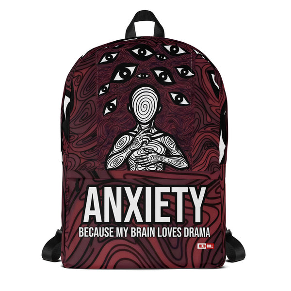ILLTOCHILL Anxiety Awareness Backpack – Default Front (Black)