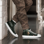 ILLTOCHILL Asthma awareness and support gift Men’s high top canvas shoes – Men's Lifestyle 2 Right 2