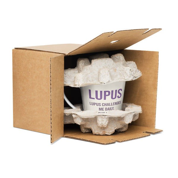 ILLTOCHILL Lupus awareness gift Latte mug – Packaging Product details