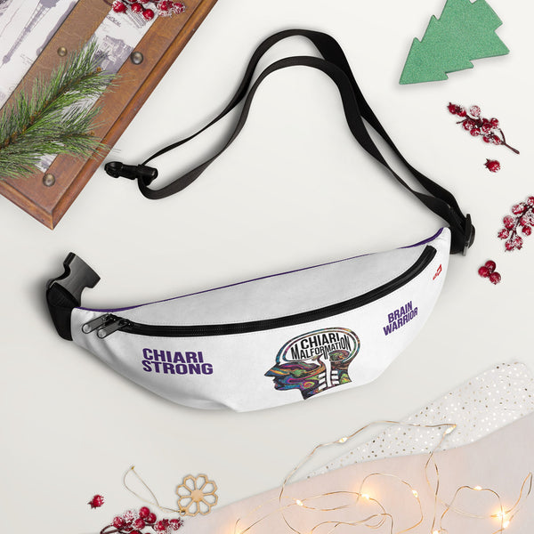 ILLTOCHILL CM Chiari Malformation awareness gift Fanny Pack – Holiday season Front 2 (Clear)