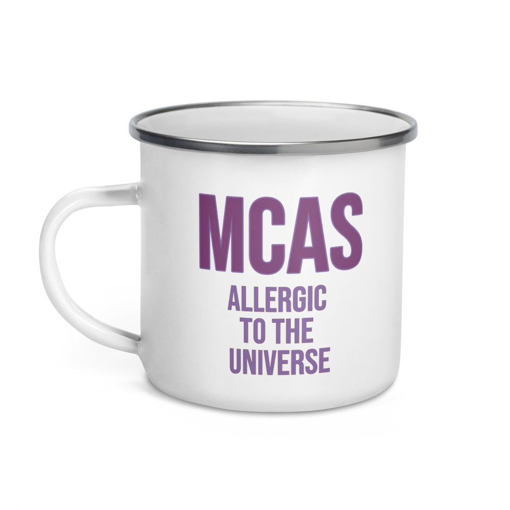 ILLTOCHILL MCAS awareness Mast cell activation syndrome gift Enamel Mug – Default Left