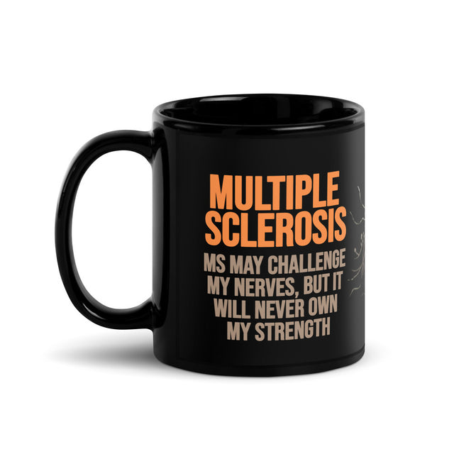 Black Gloss Multiple Sclerosis Strength Mug – ILLTOCHILL Bold Drinkware
