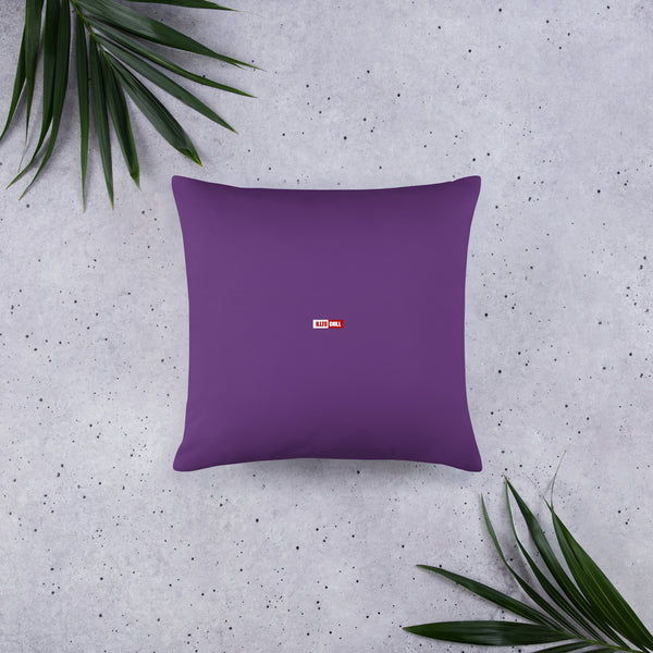 ILLTOCHILL Migraine Awareness Pillow – Flat Lifestyle Back (White)