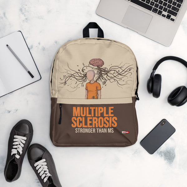 ILLTOCHILL MS Awareness Backpack – Flat Lifestyle Front (Black) #2