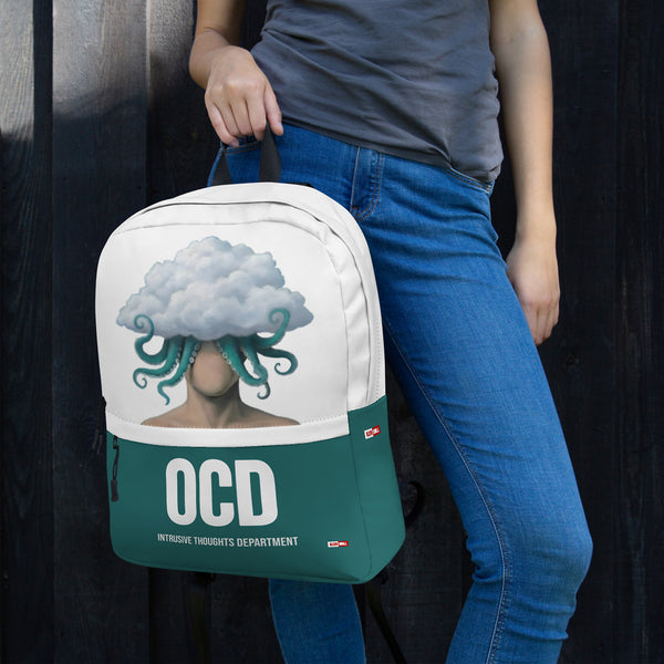 ILLTOCHILL OCD Awareness Backpack – Women's Lifestyle Left (Clear)