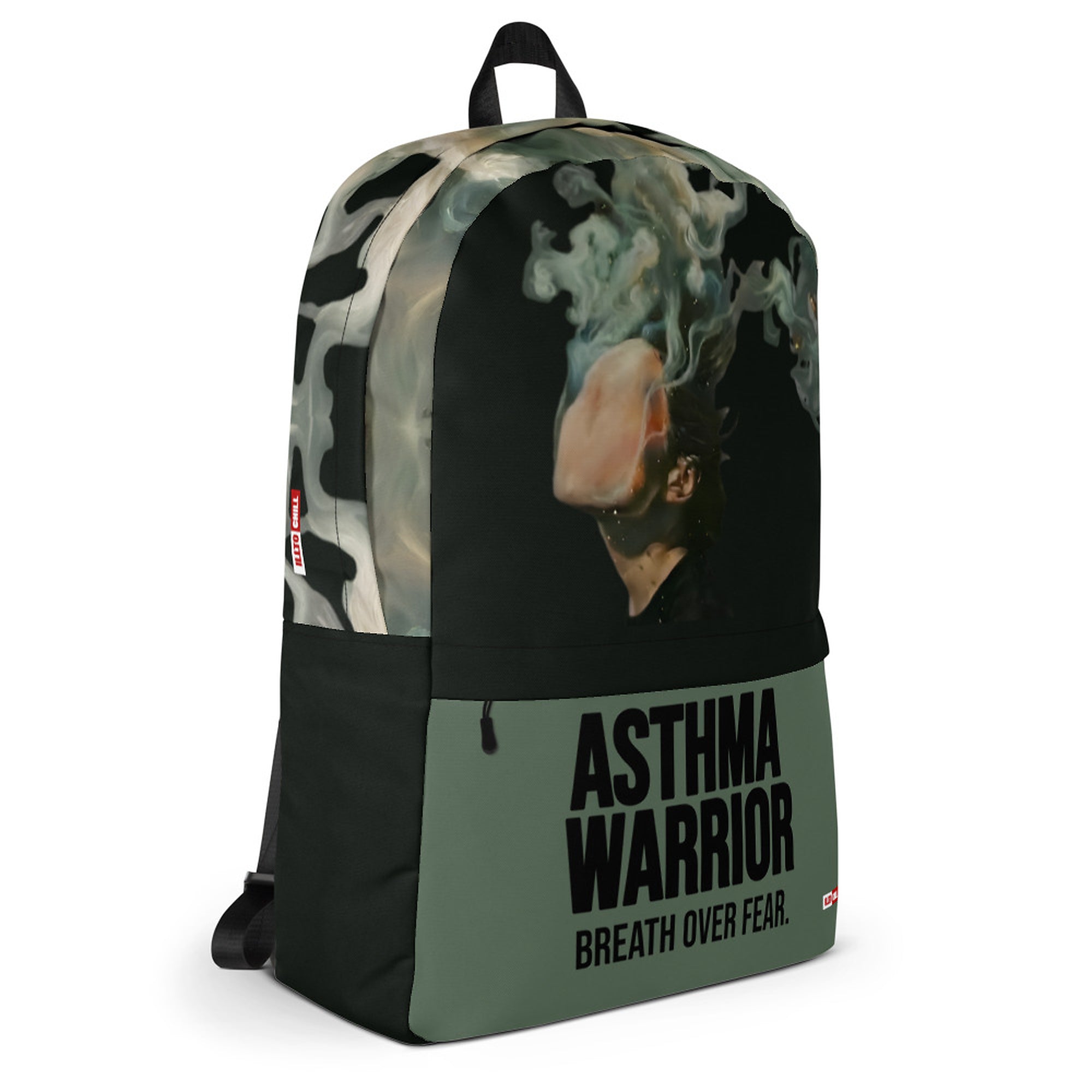 ILLTOCHILL Asthma Support Backpack – Default Right (Black)