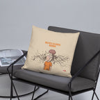 ILLTOCHILL MS Multiple Sclerosis awareness and support gift Pillow – Lifestyle Front Lifestyle 5 (Black)
