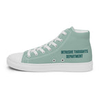 ILLTOCHILL OCD awareness Obsessive-Compulsive Disorder gift Men’s high top canvas shoes – Flat 2 Right Inside