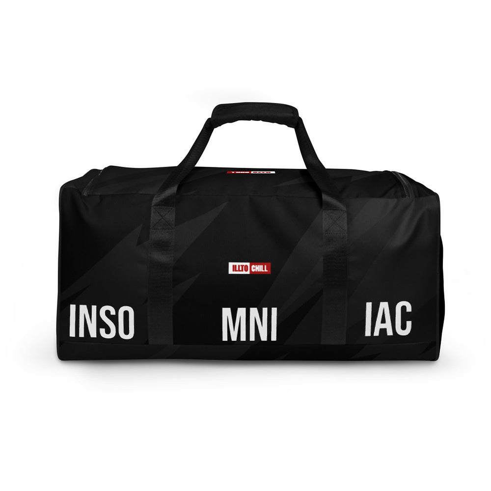 ILLTOCHILL Insomnia Night Owl  Duffle bag – Flat Back (Black)