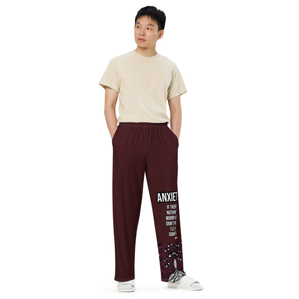 ILLTOCHILL Anxiety Awareness Pants – Men's Front (White)