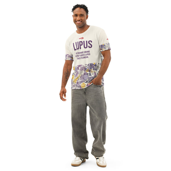 ILLTOCHILL Lupus Awareness T-Shirt – Men's Front (White)