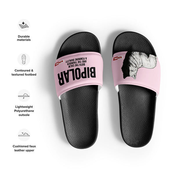 ILLTOCHILL Women's slides – Product specs Front (Women's Slides)