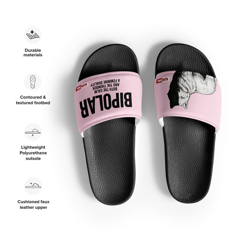 ILLTOCHILL Women's slides – Product specs Front (Women's Slides)