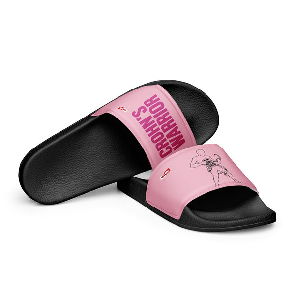 ILLTOCHILL Crohn's Disease Awareness Women's Slides – Flat 4 Front (Crohn's Disease Awareness Women's Slides)