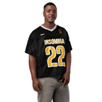 ILLTOCHILL Insomnia Awareness Boxy Jersey – Men's Front (Black)
