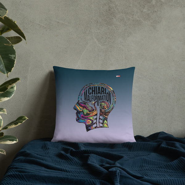ILLTOCHILL CM Chiari Malformation awareness gift Pillow – Lifestyle Front Lifestyle 8 (Black)