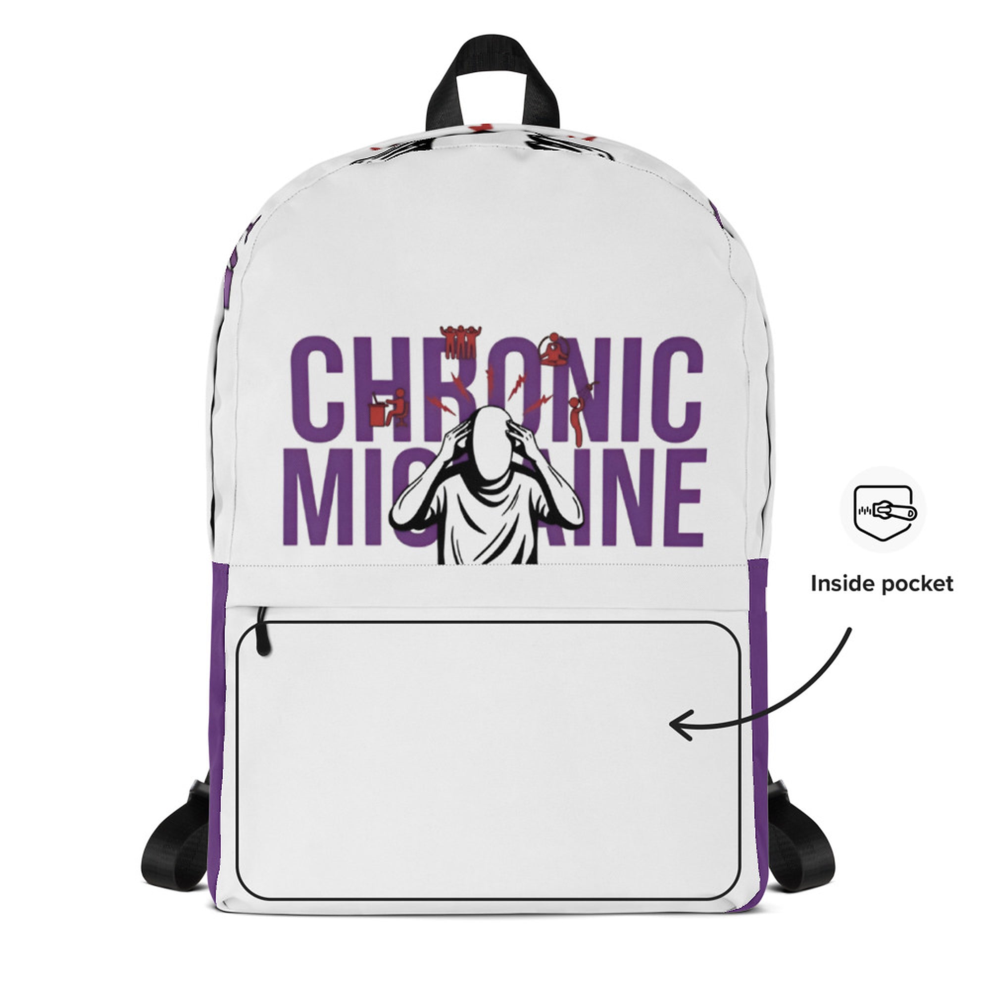 Carry the Pain Chronic Migraine Backpack – ILLTOCHILL Daily