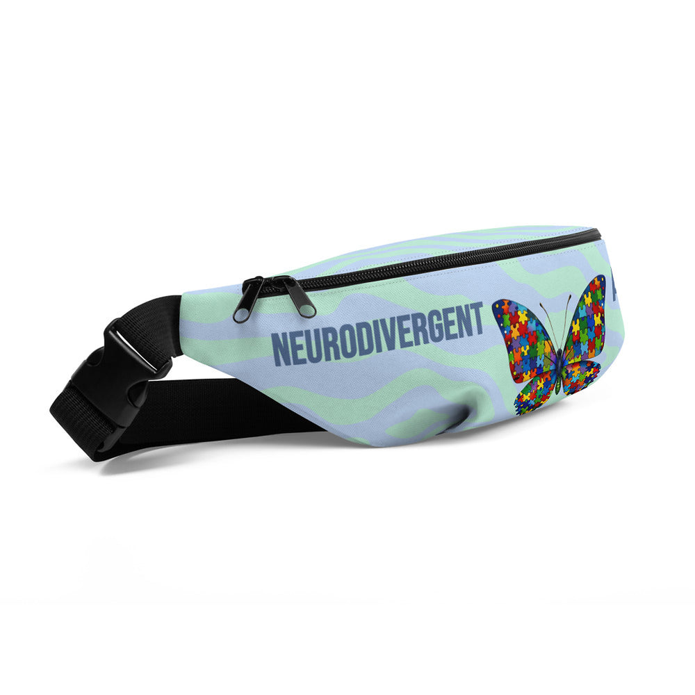 ILLTOCHILL Autism Awareness Fanny Pack – Default Front Left (Clear)