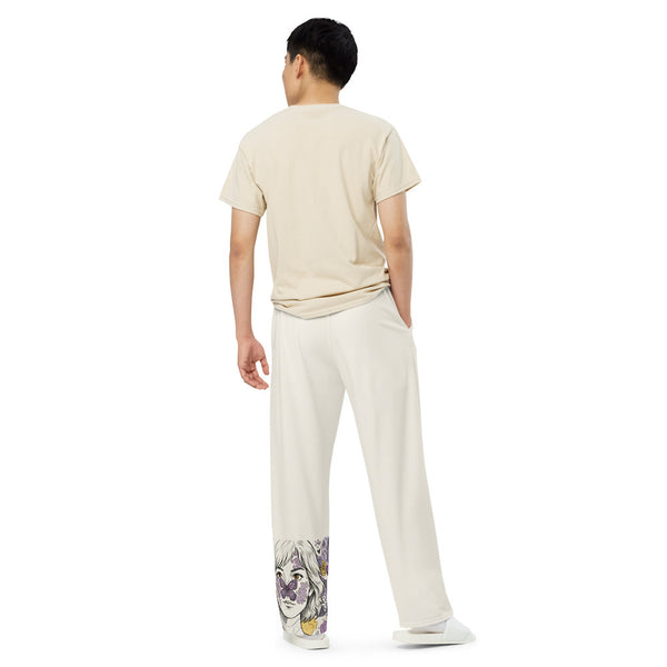 ILLTOCHILL Lupus Awareness Pants – Men's Back (White)