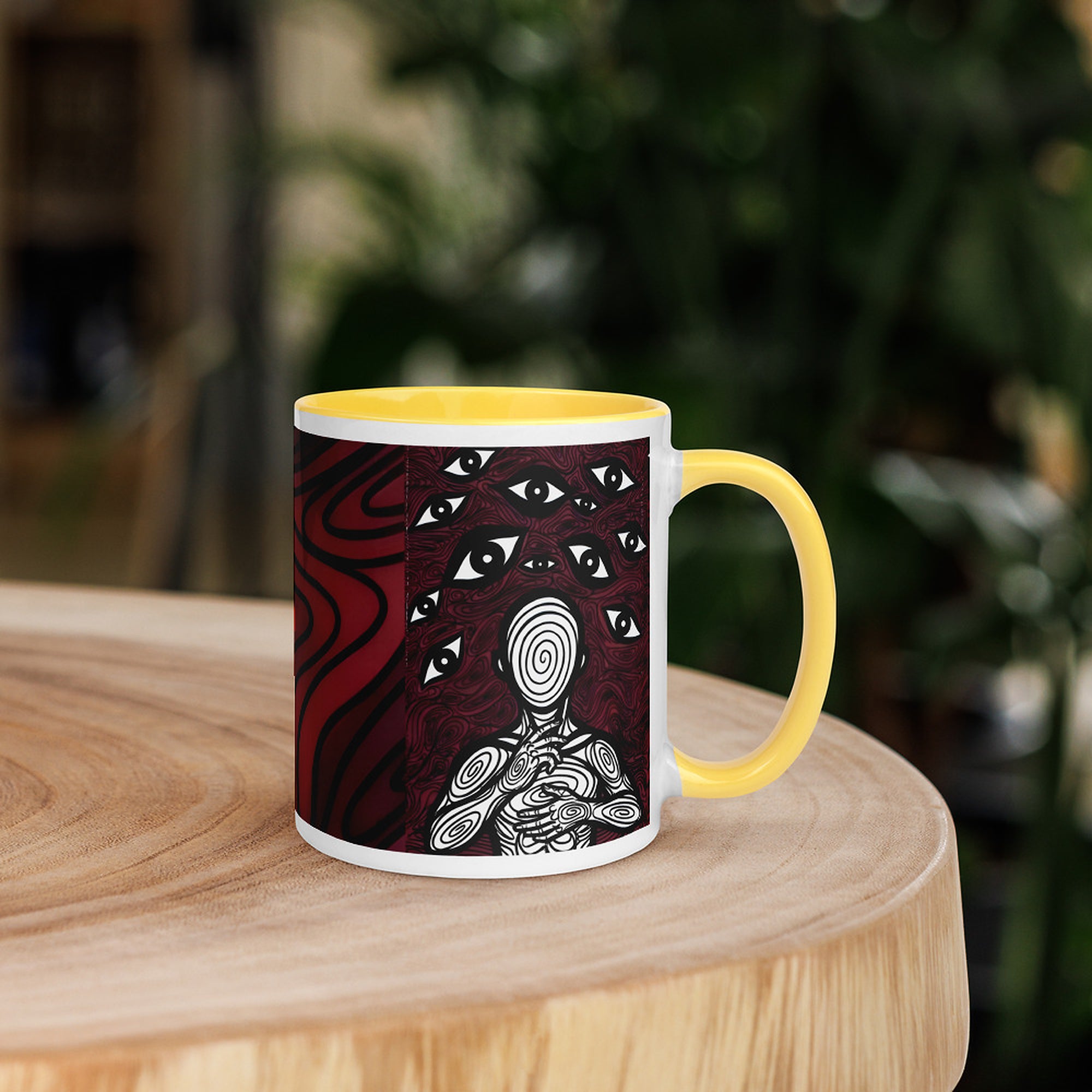Anxiety Warrior Accent Mug Color Inside Mental Health Coffee Anxiety Daily Drinkware by ILLTOCHILL