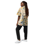 ILLTOCHILL Tourette syndrome awareness and support Unisex button shirt – Women's Back (Black)