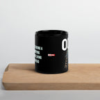 ILLTOCHILL OCD awareness Obsessive-Compulsive Disorder gift Black Glossy Mug – Lifestyle 3 Front