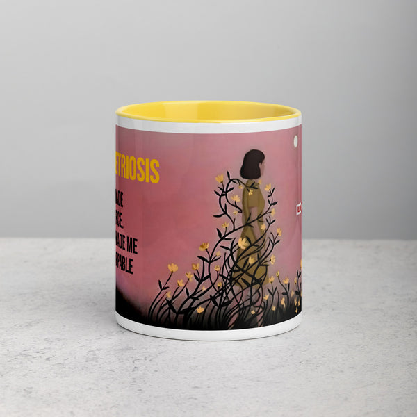 ILLTOCHILL Endometriosis awareness Endo warrior gift Mug with Color Inside – Lifestyle 2 Front