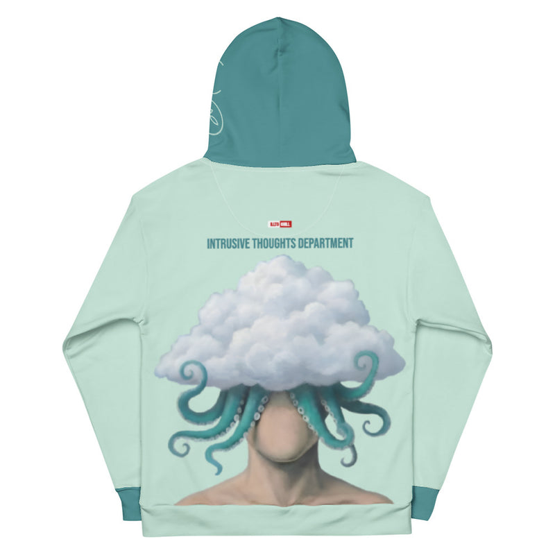 ILLTOCHILL OCD Support Obsessive-Compulsive Disorder gift Unisex cotton hoodie – Flat Back (White)