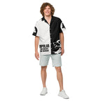 ILLTOCHILL Bipolar disorder Unisex button shirt – Men's Front (White)