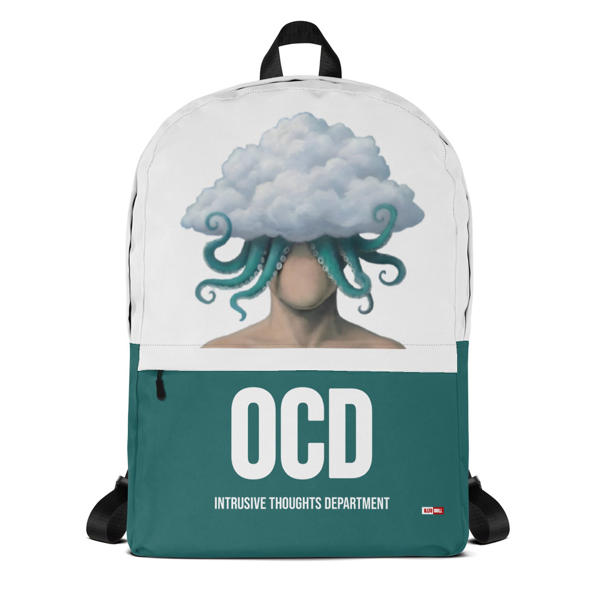 ILLTOCHILL OCD Awareness Backpack – Default Front (Clear)