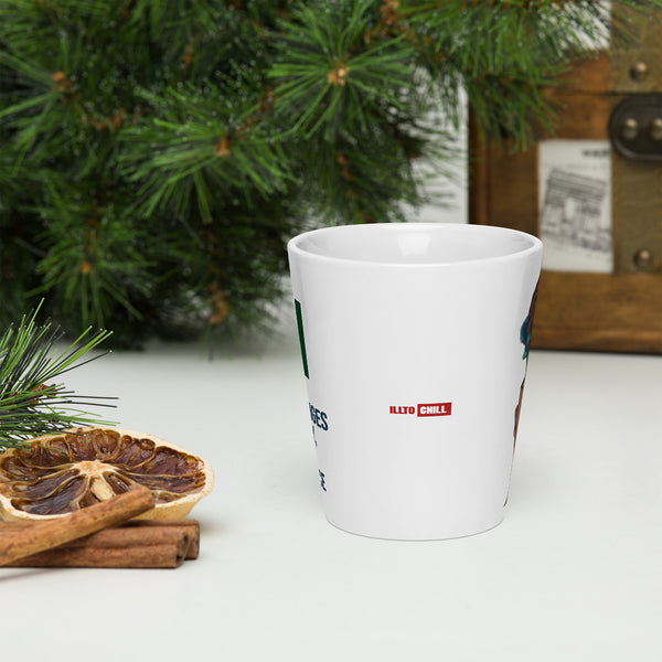 ILLTOCHILL IIH awareness Idiopathic Intracranial Hypertension support gift Latte mug – Lifestyle 3 Front