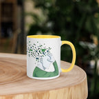 Inside Chaos Outside Calm TBI Accent Mug ILLTOCHILL Contrast Style