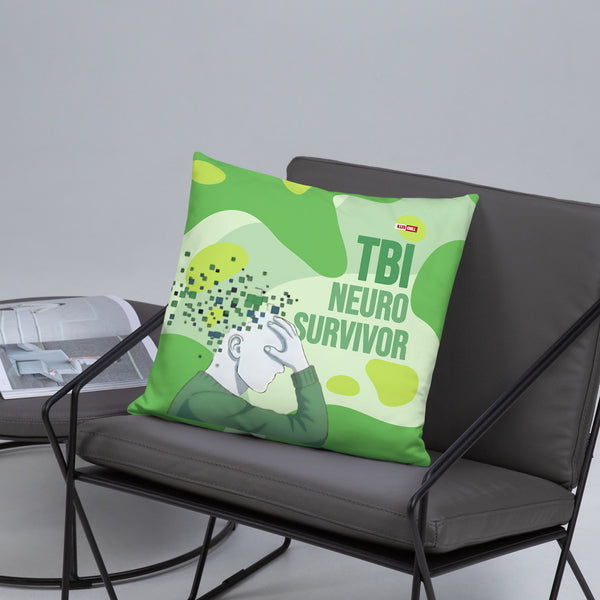 ILLTOCHILL TBI Support Pillow – Lifestyle Front Lifestyle 5 (White)