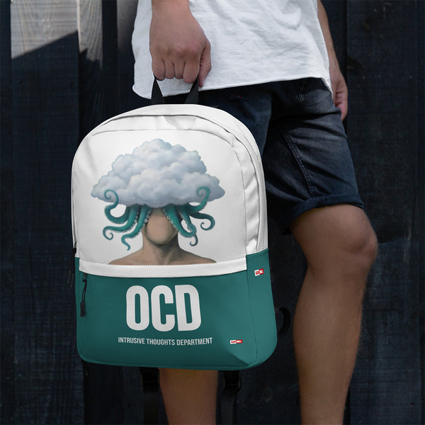 ILLTOCHILL OCD Awareness Backpack – Men's Lifestyle Left (Clear)