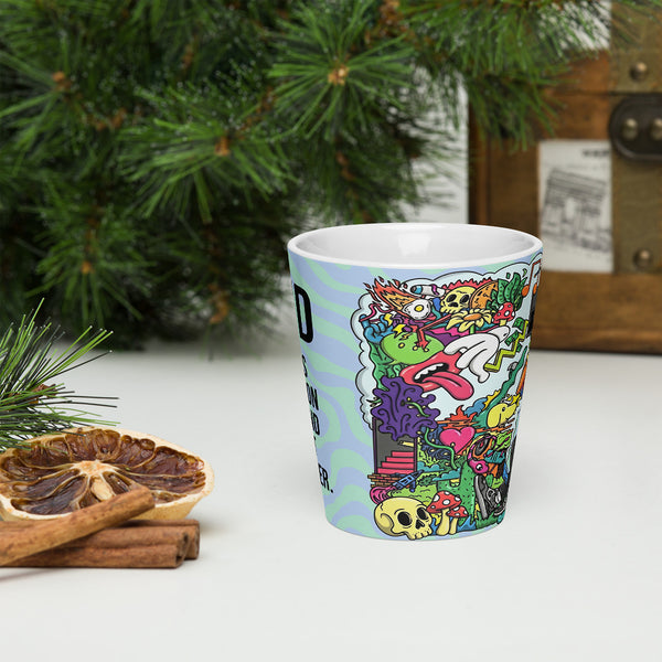 ILLTOCHILL Adhd Attention deficit awareness gift Latte mug – Lifestyle 3 Front