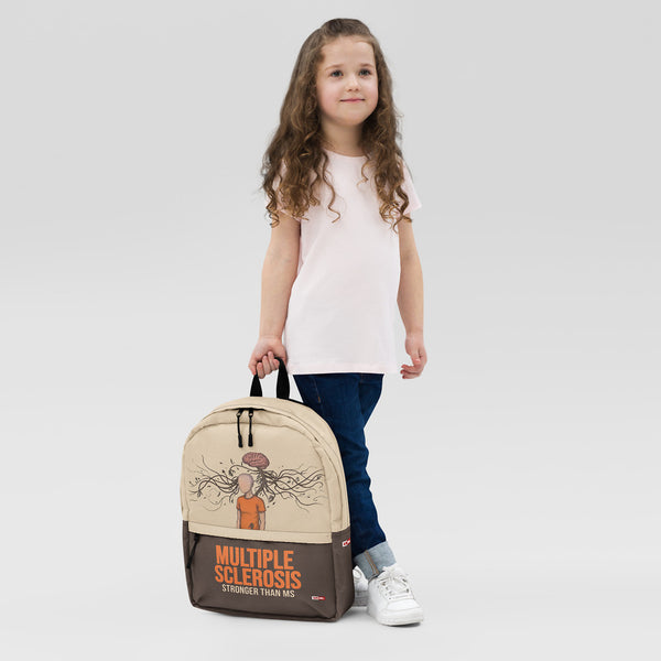 ILLTOCHILL MS Awareness Backpack – Girl's 2 Front (Black)