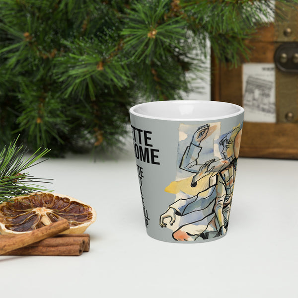 ILLTOCHILL Tourette syndrome awareness TS gift Latte mug – Lifestyle 3 Front