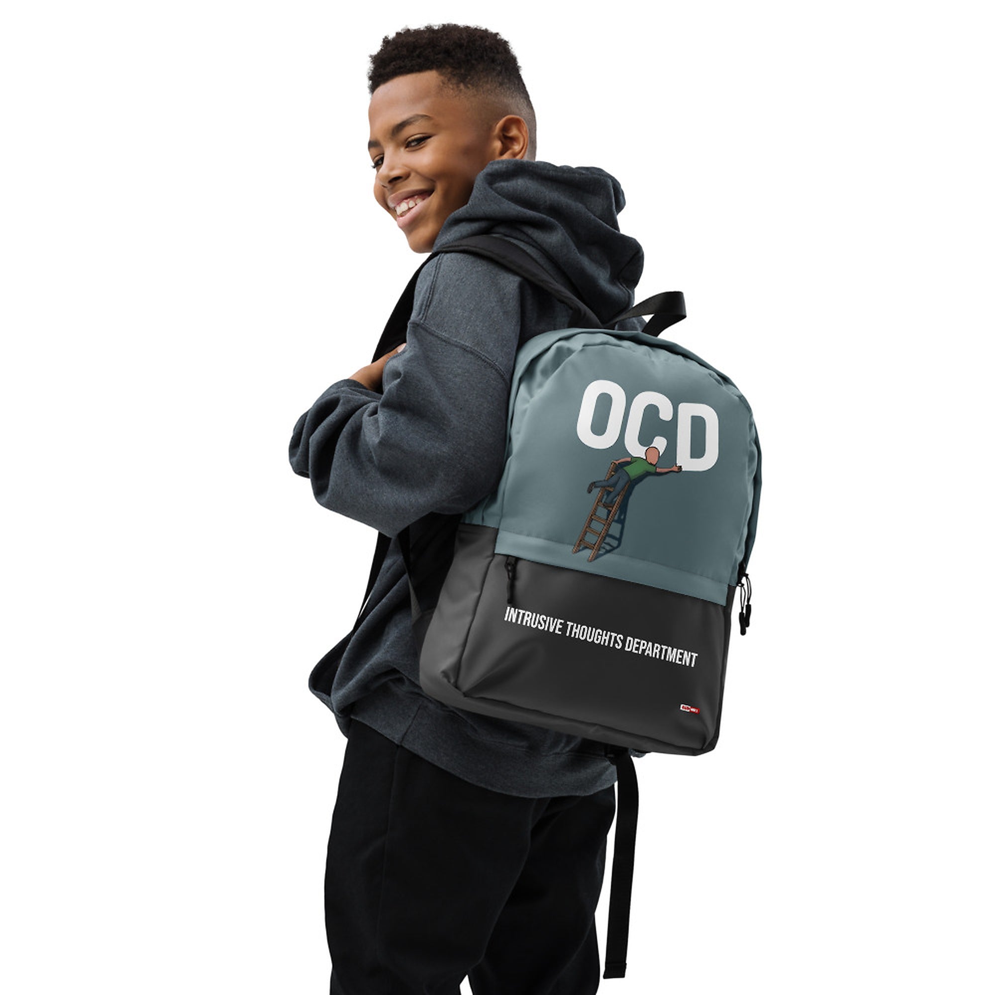 ILLTOCHILL OCD Awareness Backpack – Boy's Right (Clear)