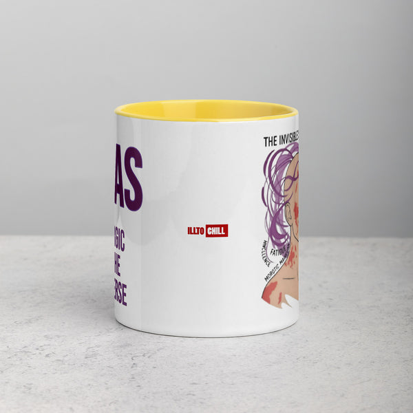 ILLTOCHILL MCAS awareness Mast cell activation syndrome gift Mug with Color Inside – Lifestyle 2 Front