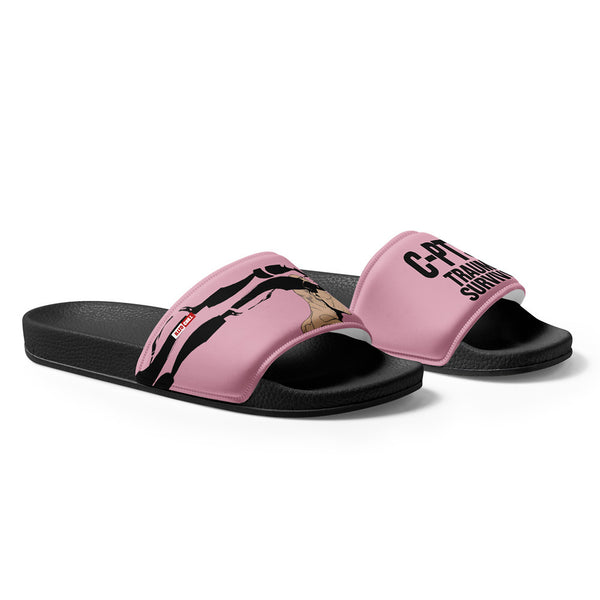 ILLTOCHILL C-PTSD Support Women's Slides – Flat Right Front (C-ptsd Support Women's Slides)