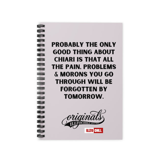 Chiari Malformation Ruled Line Spiral Notebook — Write Your Own Story | ILLTOCHILL