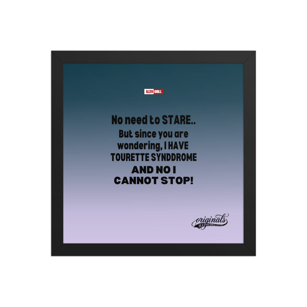 tourette-framed-photo-paper-poster