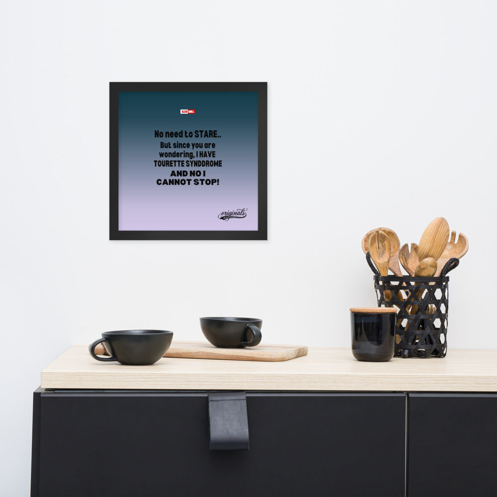 tourette-framed-photo-paper-poster