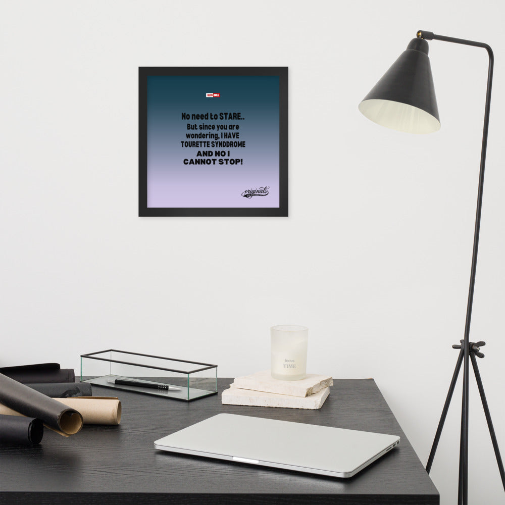 tourette-framed-photo-paper-poster