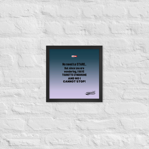 tourette-framed-photo-paper-poster
