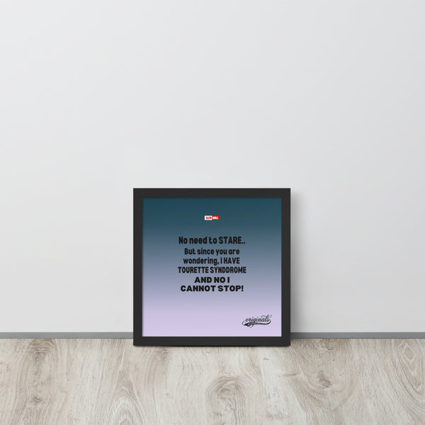 tourette-framed-photo-paper-poster