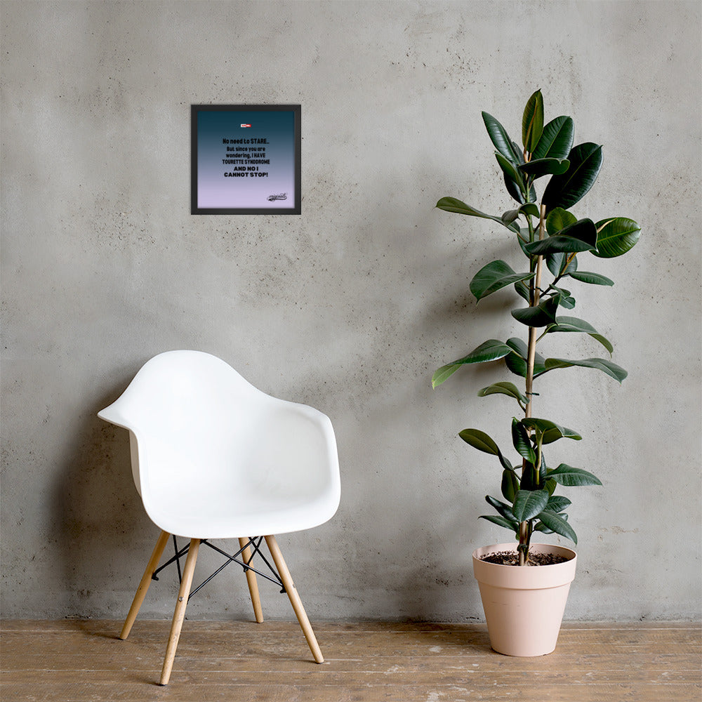 tourette-framed-photo-paper-poster